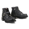 Milwaukee Motorcycle Clothing Company MB433EEE Men's EEE Wide Black Road Captain Motorcycle Leather Boots