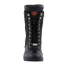 Milwaukee Leather MBL9301 Women's Black Lace-Up Boots with Side Zipper Entry