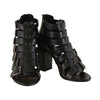 Milwaukee Performance MBL9420 Women's Black Strappy Sandal with Block Heel