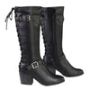 Milwaukee Performance MBL9427 Women's Tall Black Back End Laced Riding Boots