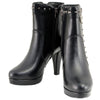 Milwaukee Performance MBL9440 Women's Black Spiked Boots with Side Zippers