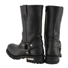 Milwaukee Leather MBM131 Men's Black 11-Inch Classic Square Toe Harness Boots