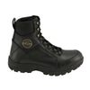 Milwaukee Leather MBM9081 Men’s Black 'Tactical' Lace-Up Leather Boots