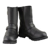 Milwaukee Leather MBM9090W Men's Black 'Wide Width' Classic Engineer Boots with Abrasion Guard