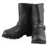 Milwaukee Leather MBM9090W Men's Black 'Wide Width' Classic Engineer Boots with Abrasion Guard