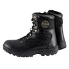 Milwaukee Leather MBM9105 Men's 9-Inch Black Tactical Lace to Toe Leather Boots