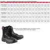 Milwaukee Leather MBM9110 Men's 9in Black Leather Lace-Up Tactical Boots with Side Zippers