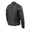 Milwaukee Leather MDM1020 Men's Black Classic 'Waxed' MC Denim Jacket with Armor