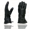 Milwaukee Leather MG7518 Men's Black Deerskin Gauntlet Motorcycle Hand Gloves w/ i-Touch Screen Compatibility