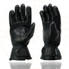 Milwaukee Leather MG7551 Men's Black Cowhide Leather Gauntlet Motorcycle Hand Gloves W/ i-Touch Screen and Waterproof