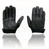 Milwaukee Leather MG7595 Men's Black Deerskin Unlined Motorcycle Hand Gloves W/ Sinch Wrist Closure