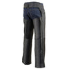 Milwaukee Leather SH1125 Men's Black Braided Leather Jean Style Chaps