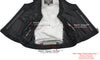 Milwaukee Leather MLL4531 Women's Distress Grey Leather Open V-Neck Side Lace Stitching Detail Motorcycle Rider Vest