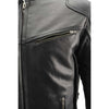 Milwaukee Leather MLM1502 Men's Black 'Cool-Tec' Vented Leather Scooter Jacket