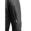 Milwaukee Leather MLM1515 Men's Black 'Triple Stitched' Beltless Motorcycle Leather Jacket