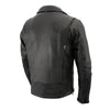 Milwaukee Leather MLM1515 Men's Black 'Triple Stitched' Beltless Motorcycle Leather Jacket