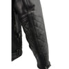 Milwaukee Leather MLM1545 Men's Quilted Pattern Triple Vent Black Leather Scooter Jacket