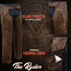 Milwaukee Leather MLM5518 Men's 'The Ryder' Vintage Crazy Horse Brown Slash Pockets Leather Chaps