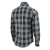 NexGen MNG11630 Men's Black and Grey Long Sleeve Cotton Flannel Shirt