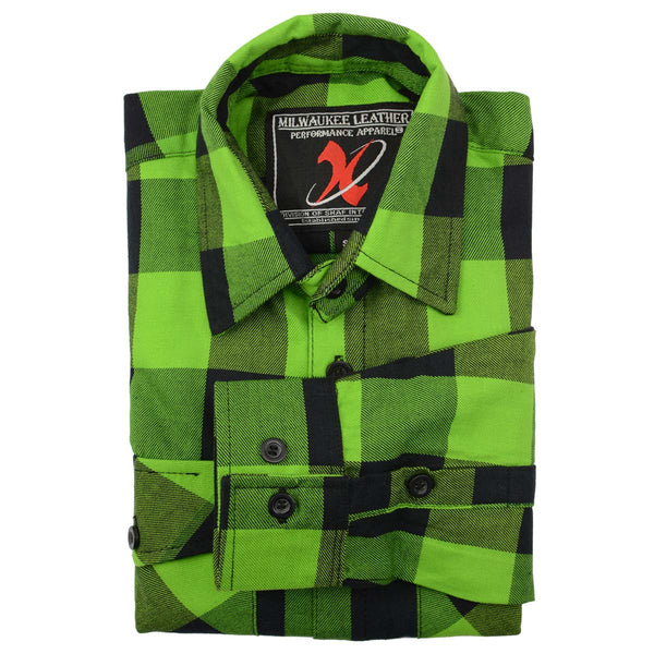 NexGen MNG11656 Men's Black and Neon-Green Long Sleeve