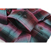 Milwaukee Leather MNG11660 Men's Black and Pink with Blue Long Sleeve Cotton Flannel Shirt