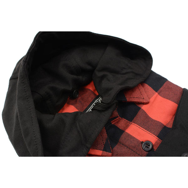 NexGen MNG21602 Women's Casual Black and Red Long Sleeve