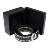 Milwaukee Leather MP7104 Men's Studded Black Genuine Leather Belt for Biker with Buckle - 1.5 inches Wide