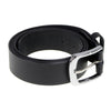 Milwaukee Leather MP7114 Men's Light Black Genuine Leather Belt with Interchangeable Buckle - 1.5 inches Wide