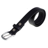 Milwaukee Leather MP7114 Men's  Light Black Genuine Leather Belt with Interchangeable Buckle - 1.5 inches Wide