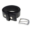 Milwaukee Leather MP7114 Men's Light Black Genuine Leather Belt with Interchangeable Buckle - 1.5 inches Wide