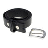 Milwaukee Leather MP7114 Men's  Light Black Genuine Leather Belt with Interchangeable Buckle - 1.5 inches Wide