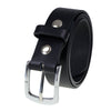 Milwaukee Leather MP7114 Men's Light Black Genuine Leather Belt with Interchangeable Buckle - 1.5 inches Wide