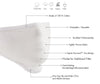 Milwaukee Leather MP7924FM 'Solid White' 100 % Cotton Protective Face Mask with Optional Filter Pocket