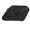 Milwaukee Leather MP8150 Black Textile Slant Saddlebags Inside Liner