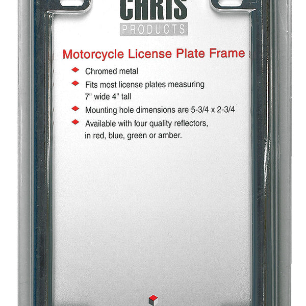Hot Leathers MPA1601 Motorcycle License Plate Frame | HighwayLeather