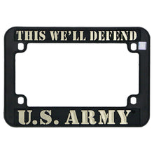 Hot Leathers MPA1706 This We'll Defend U.S. Army License Plate Frame for Motorcycles