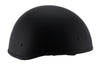 Milwaukee Performance Helmets MPH9710DOT Dot Approved 'Bare Bones' Matte Black Half Motorcycle Helmet for Men and Women