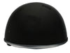 Milwaukee Helmets MPH9711DOT Dot Approved 'Bare Bones' Glossy Black Half Motorcycle Helmet for Men and Women Biker