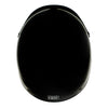 Milwaukee Helmets MPH9719DOT Dot Approved 'Momentum' Glossy Black Half Motorcycle Helmet for Men and Women Biker w/ Drop Down Tinted Visor