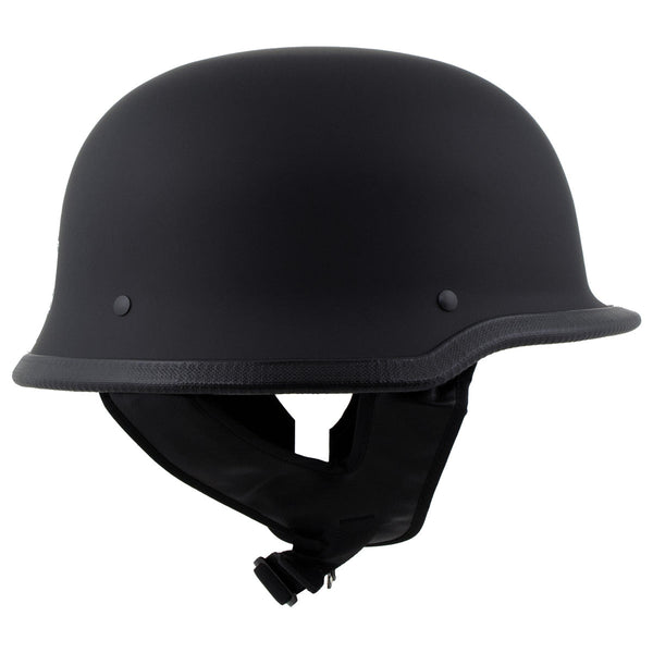 MPH9740DOT Dot Approved German Style 'Motorrad' Matte Black