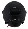 Milwaukee Performance Helmets MPH9802DOT 'Vision' Matte Black 3/4 Open Face Helmet with HD Camera and Bluetooth System