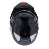 Milwaukee Performance Helmets MPH9803DOT 'Ionized' Matte Black Advanced Modular Motorcycle Helmet with Drop Down Visor