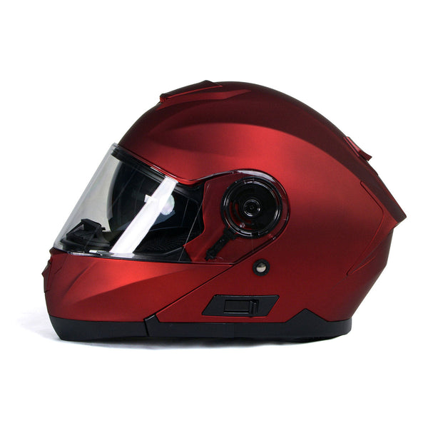 Milwaukee Helmets MPH9817DOT 'Breeze' Red Advanced Motorcycle