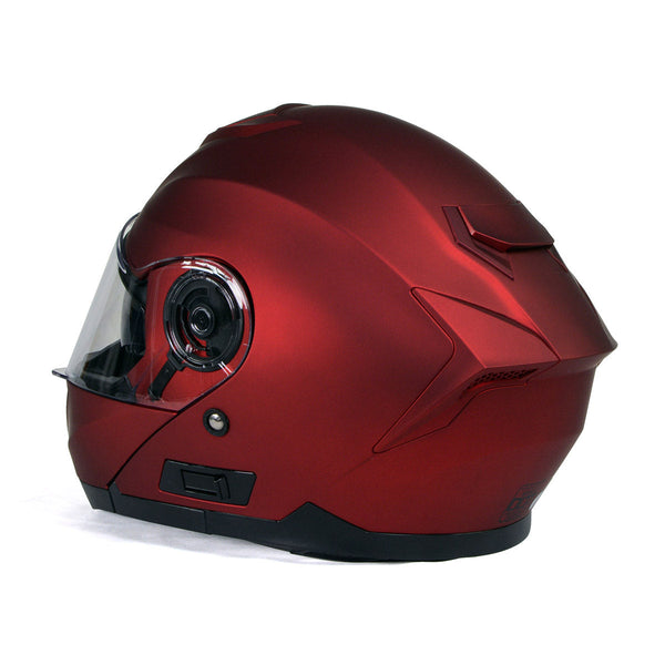 Milwaukee Helmets MPH9817DOT 'Breeze' Red Advanced Motorcycle