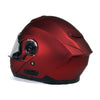 Milwaukee Helmets MPH9817DOT 'Breeze' Red Advanced Motorcycle Modular Helmet for Men and Women Biker w/ Drop Down Visor