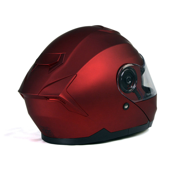 Milwaukee Helmets MPH9817DOT 'Breeze' Red Advanced Motorcycle