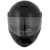 Milwaukee Helmets MPH9836DOT 'Sweeper' Gloss Black Advanced Motorcycle Modular Helmet for Men and Women Biker w/ Drop Down Visor