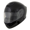 Milwaukee Helmets MPH9836DOT 'Sweeper' Gloss Black Advanced Motorcycle Modular Helmet for Men and Women Biker w/ Drop Down Visor