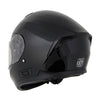 Milwaukee Helmets MPH9836DOT 'Sweeper' Gloss Black Advanced Motorcycle Modular Helmet for Men and Women Biker w/ Drop Down Visor