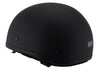 Milwaukee Performance Helmets MPH9850N Novelty 'Air Stream' Matte Black Half Helmet with Drop Down Tinted Visor